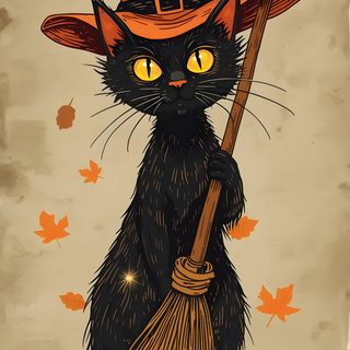 Halloween Cat Drawing, Black Cat Halloween Drawings, Black Cat Drawing Halloween, Black Cat Halloween Drawing, Cat Drawing Halloween, Black Cat Fall Drawing, Fall Cat Drawing, Black Cat Halloween Wallpaper, Halloween Cat Illustration Cute Retro Style Halloween Black Cats Halloween Cat Drawing, Black Cat Halloween Drawings, Black Cat Drawing Halloween, dark khaki