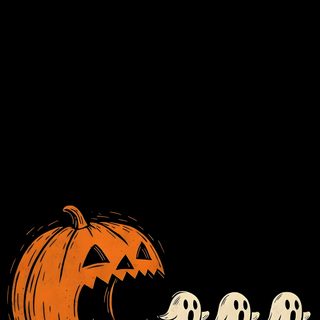 an orange pumpkin with ghost faces on it and three white ghost heads in the background Funny Halloween Pumpkin Decorative Hallloween Moon Png Design, Halloween Craft Projects, Halloween T-shirt Design Png, black