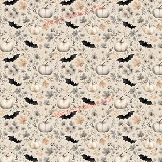 a bat and flowers pattern on a white background Halloween Dollhouse Spooky Ipad Background, Halloween Bats, Sticky Paper, Wall Covering, gainsboro