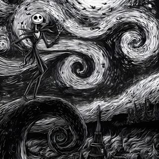 a black and white drawing of a skeleton holding a jack - o'- lantern Halloween Iphone Nightmare Before Christmas Tim Burton Ipad, Halloween Spooky, Dark Fall Aesthetic, dark slate gray