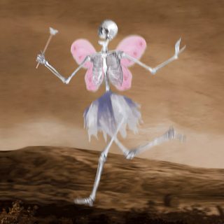 a skeleton dressed as a fairy dancing in the desert with a pink flower on it's back Halloween Meme Memes Lol, Snapchat Stickers, Collage Mural, Photo Wall Collage, Love Is, sienna