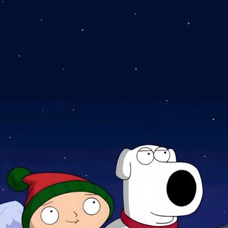 a cartoon character riding on the back of a red car next to a white dog Family Guy Halloween Family Guy, black