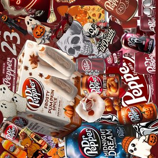 an image of many different types of stickers Dr Pepper Halloween Dream Bars, Apple Fritters, Dr Pepper, Pecan Pie, Halloween, Halloween Horror, sienna