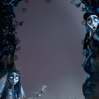 the corpse bride is standing in front of a cemetery Halloween Corpse Bride Corpse Bride Cover, The Corpse Bride, Corpse Bride, Corpse Bride Dvd, dark slate gray