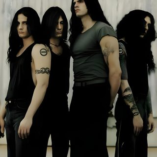 three men standing next to each other with tattoos on their arms and shoulder, all looking at the camera Type O Negative And Pantera On Halloween Peter Steele, Type O Negative Band Photos, Peter Steele 90s, black
