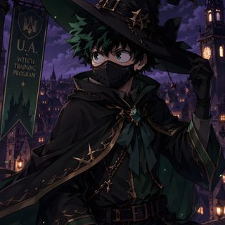 Wizard, Izuku Midoriya Izuku Midoriya Izuku Midoriya Halloween Wizard, Izuku Midoriya, black