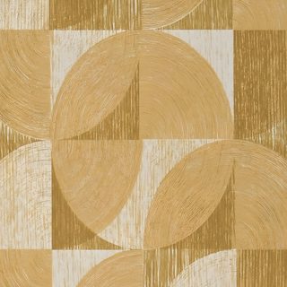 an image of a checkered pattern with circles in gold and white colors on a beige background Halloween Circle Geometric In Ochre Yellow And Beige Pattern, Warm Tone Geometric Pattern, Yellow And Brown, dark khaki