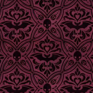 the cover of spoonflower patterns available on fabric, wallpaper and home decor Damask Halloween Gothic Texture, Regal Patterns, Pattern Gothic, Medieval Texture, Gothic Things, saddle brown