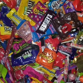 a pile of candy bars sitting next to each other Halloween Candy Retro Halloween Candy, 80s Halloween Candy, Halloween Candy Pinterest, dark olive green
