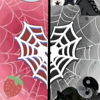an assortment of halloween themed items are shown in three different images, one is black and the other is pink Halloween Bff Iphone Summer, Matching, Pretty Backgrounds, Snoopy, Whatsapp Cute, Kawaii, rosy brown
