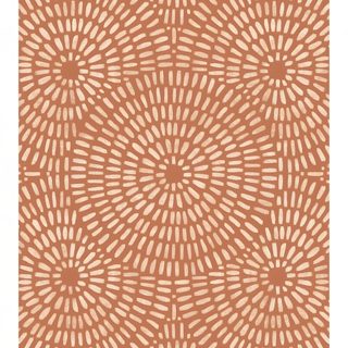an orange and white abstract pattern with circles on it's surface, in shades of brown Retro Halloween Ivory Pattern, Terracotta Phone, Print Inspiration, indian red
