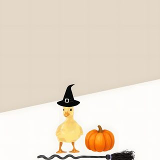 Halloween Goose light gray