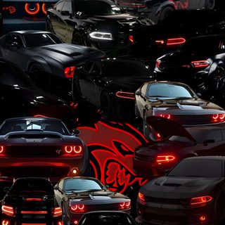 a bunch of cars that are all different colors Halloween Hellcat Scary Halloween Decorations Outdoor, Dodge Charger Hellcat, Charger Srt Hellcat, black