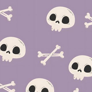 skulls and bones on a purple background Cute Halloween Skull Cute Phone Inspiration, Cute Skull Pattern On Purple Background, Diy Halloween Decor Ideas, dark gray