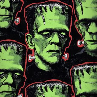 an image of the faces of people in green and red Frankenstein Halloween Vintage Monsters, Halloween Frankenstein Background, Universal Monsters Iphone, dark slate gray