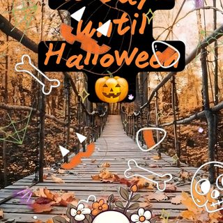 an image of a halloween scene with pumpkins and leaves Cute Halloween Iphone Count Down Halloween, peru