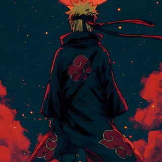 a man standing on top of a hill under a red moon Halloween Naruto Animation Character Drawings, Chakra Art, Anime Lock Screen, Live Iphone, Anime Phone, black