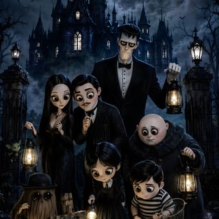 a group of people dressed up in halloween costumes Halloween Family Cameos Adams Family Aesthetic, Addams Family Art, Adams Family, Family Inspiration, black