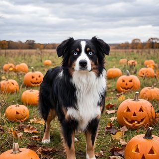 Halloween Border Collie peru