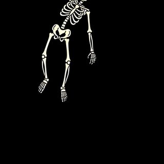 a skeleton is flying through the air Halloween Iphone Skeletons Lock Background, Unique Hd, Skeleton, Aesthetic Boys, Hanging, black