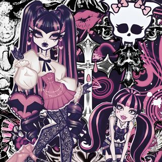 Monster High Halloween dim gray