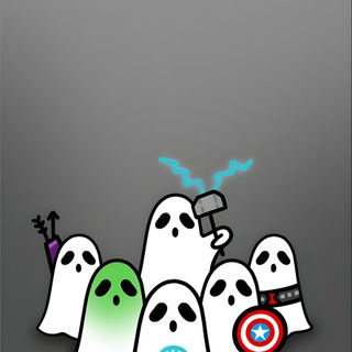 ghost wallpapers with different colors and shapes Marvel Halloween Marvel Halloween, Marvel Ghost, Avengers Smartwatch, Marvel Fall, Avengers Ghost, gray