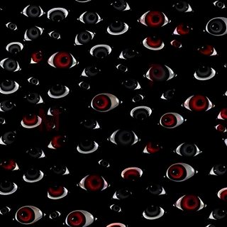 many red and black circles on a black background Halloween Eyeballs Red-01 Desktop Eyes, Eyes Pc, Horror Aesthetic Desktop, Creepy Laptop, Laptop Emo, black