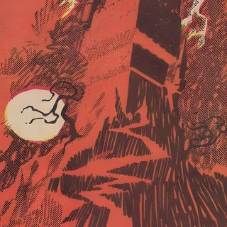 an old book cover with a castle in the sky and lightning coming out of it Vintage Halloween- Bobcats Castle Vintage Halloween, 80s Horror Background, Vintage Horror Background, sienna