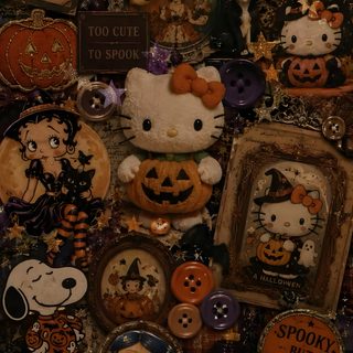 Halloween Y2k Aesthetic black