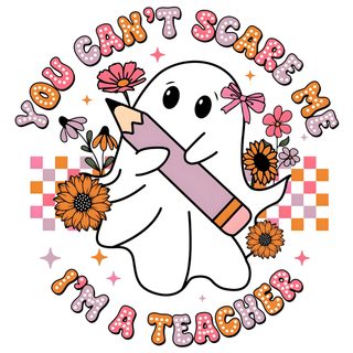 an image of a cartoon character with flowers in her hand and the words san francisco on it Halloween Teacher The Creator, Print On Demand, Design, white