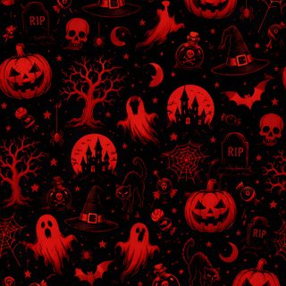 Red Halloween black