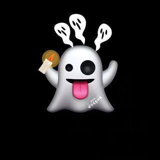 Halloween Emoji black
