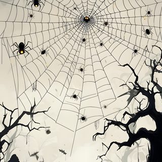 a spider web hanging over a graveyard with tombstones Halloween Spiders At University Of Texas Adidas Art, Halloween Backgrounds, Halloween, Wall Outlets, silver