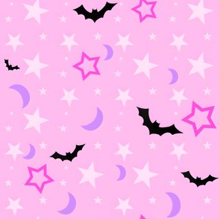 bats and stars on a pink background Pink Pastel Halloween Bats Bat Background, Bats Background, Pastel Bat, Bat Phone Background, Purple Bat,