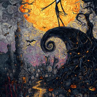 an image of a halloween scene with jack and pumpkins This Is Halloween Nightmare Before Christmas Halloween Nightmare, Halloween The Nightmare Before Christmas Iphone, Nightmare Before Christmas Iphone, dark slate gray