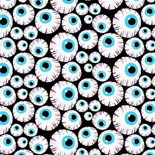 an eyeball pattern with blue and pink colors Eyeball Halloween Halloween Eyeball Repeating Pattern, Creepy Eye Pattern, Black And White Eyeball Background, light steel blue