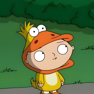 the simpsons character is standing in front of some trees and grass with his eyes wide open Family Guy Halloween Stewie Griffin Iphone, Jeff Family Guy, Stewie Iphone, Stewie On Phone, dark olive green
