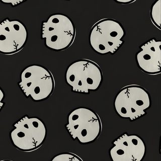 black and white skulls on a black background Cute Halloween Skull Halloween Backgrounds, Goth, 2160x3840, Witchy, Gothic, Iphone Themes, black