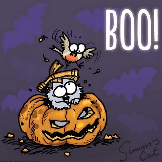 a cartoon cat riding on top of a pumpkin Simons Cat Halloween Hd Simons Cat Halloween, Simon The Cat Christmas, Simons Cat Characters, dark slate gray