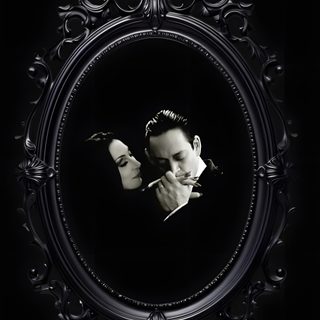 a black and white photo of a man holding a bird in front of his face Halloween Family Cameos Morticia Addams, Herman And Lily Munster, Addams Family Quotes, Lily Munster, black
