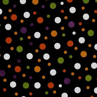 a black background with multicolored polka dots Halloween Polka Dot Colorful Polka Dot Pattern, Diy Halloween Decor Ideas, Halloween Polka Dot Design, black