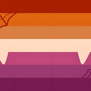 an image of a spider web on the side of a wall Lesbian Halloween Halloween Lesbian Flag, Lesbian Halloween Flag, Lesbian Halloween, indian red