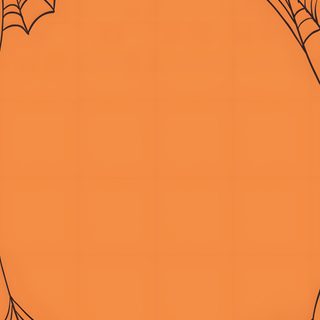 an orange halloween background with spider webs and pumpkins on the bottom right corner Halloween Orange Background Basic Halloween Background, Cute Halloween Flyer Background, Halloween Blank Template, coral