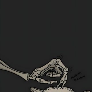 a drawing of a cat being fed by a skeleton Halloween Skeleton Cat Spooky Iphone, Spooky Aesthetic, Spooky Ideas, Spooky Inspiration, Simple Spooky, black