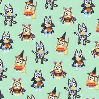 an image of a pattern with cats and witches on green background that is suitable for use as wallpaper or wrapping paper Bingo Halloween Iphone Preppy, Halloween Backgrounds, Halloween Cute, Disney Phone, powder blue