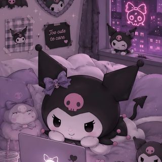 A dreamy pastel-goth Kuromi aesthetic featuring soft lavender night skies, glowing pink neon details, cozy plush vibes, and the cutest midnight study mood. Perfect for girls who love cute but a little mischievous energy 🖤✨ This wallpaper blends cozy bedroom vibes, bows, hearts, and soft city lights to create the ultimate kawaii night aesthetic.  #Kuromi #KuromiAesthetic #SanrioAesthetic #PastelGoth #KawaiiWallpaper #CuteWallpaper #PurpleAesthetic #AestheticRoom #CoquetteGoth #SoftGoth #PinkAndBlack #PinterestAesthetic #KawaiiDecor #GirlyWallpaper #AnimeAesthetic  #kuromi wallpaper #kuromi aesthetic Wallpaper Kuromi 4k, Aesthetic Kuromi Wallpaper Ipad, Cute Kuromi Images, Kuromi Backround, Pink Wallpaper Kuromi, Kuromi Ipad, Wallpaper Kawaii Pastel, Cute Purple Pfp Aesthetic, Pp Kuromi Halloween Kuromi Kuromi 4k, Aesthetic Kuromi Ipad, Cute Kuromi Images, Kuromi Backround, Pink Kuromi, dim gray