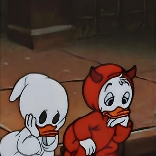 two cartoon characters sitting next to each other Halloween Ios 16 Hippie, Whatsapp Hd, Screen Saver, Halloween Iphone, Cartoon Iphone, dark olive green