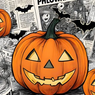 halloween pumpkins and newspaper background Apple Iphone Halloween Pumpkin, Halloween Iphone Backgrounds, Halloween Backgrounds, 1360x768, peru