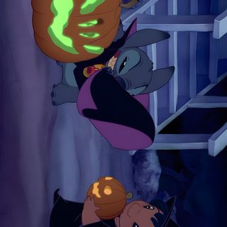 an animated scene with two people and a pumpkin in the air, one person holding a jack - o'- lantern Disney Channel Halloween Pixar Halloween, Disney Halloween Memes, Disney Halloween Desktop, dark slate gray