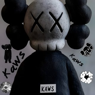 a black stuffed animal with white letters on it's face and hands above the head Halloween Kaws Poster Pics, Nike Kaws, Kaws 4k Black, Iphone Kaws Supreme, Iphone Kaws Jordan, dark slate gray